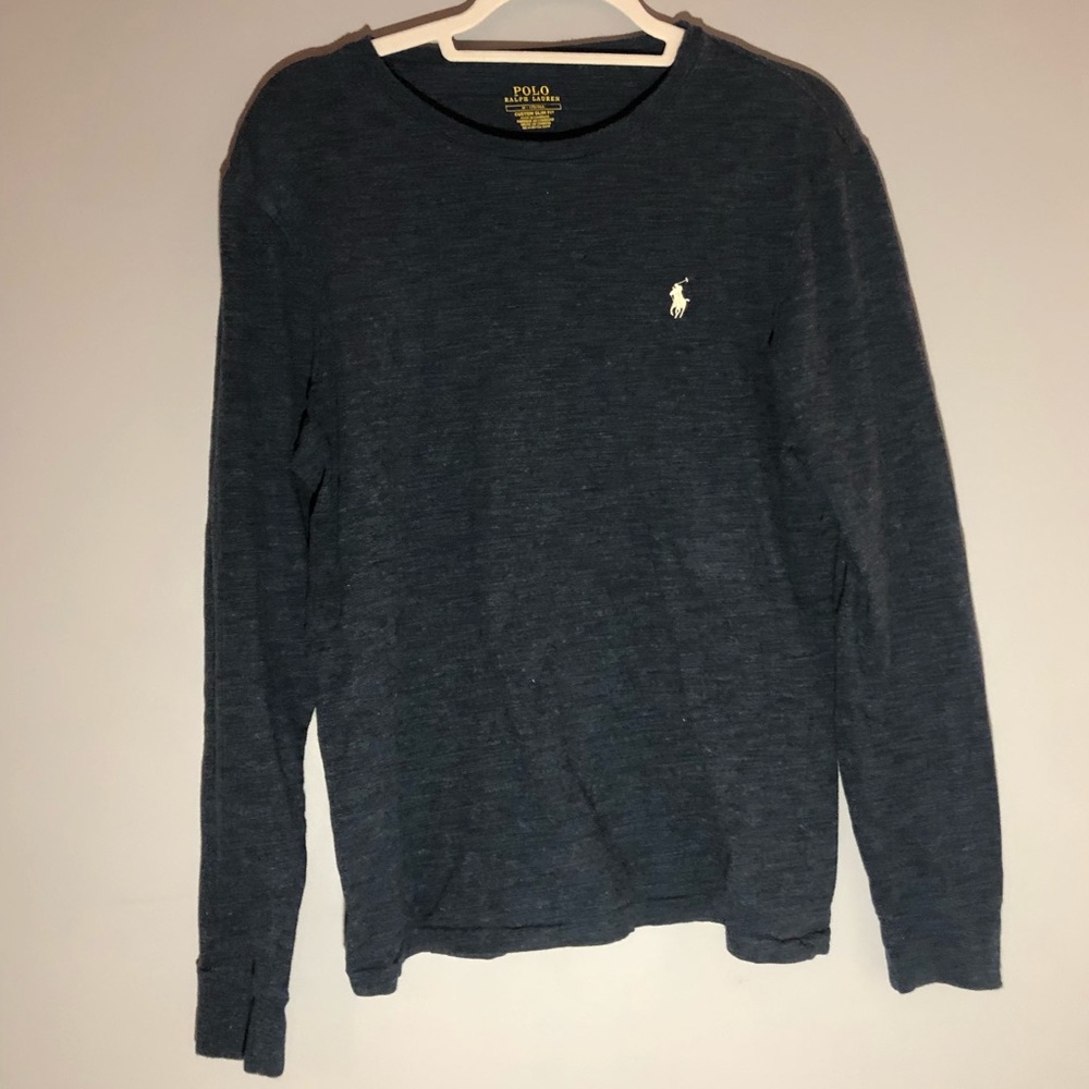 Navy blue Polo Long-Sleeve